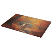 Planche À Découper Goldendoodle en automne Leaves Fall Inspire (Coin)