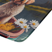 Planche À Découper Goldendoodle on a Paddle : Une aventure Pittoresqu (Coin)
