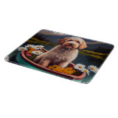 Planche À Découper Goldendoodle on a Paddle : Une aventure Pittoresqu (Coin)