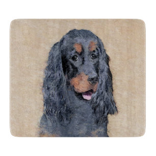 Planche À Découper Gordon Setter Peinture - Joli art original chien