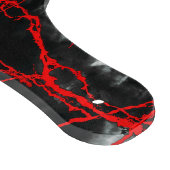 Planche À Découper Goth nocturne d'horreur - Noir et Blanc, Rouge (Coin)