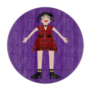 Planche À Découper Gothique Halloween Vampire Lady