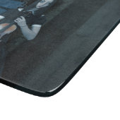 Planche À Découper Gothique Victorian Girl tenant Violon Imaginaire f (Coin)