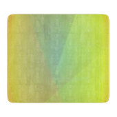 Planche À Découper Gradation géométrique jaune moderne (Devant)
