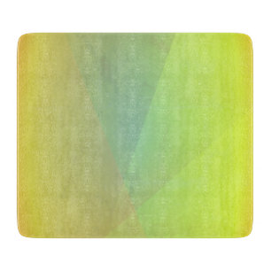 Planche À Découper Gradation géométrique jaune moderne