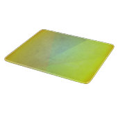 Planche À Découper Gradation géométrique jaune moderne (Coin)