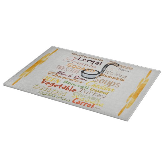 Planche À Découper Graffiti à soupe (jaune) (Coin)