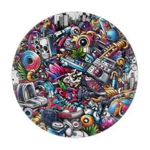Planche à découper graffiti Art