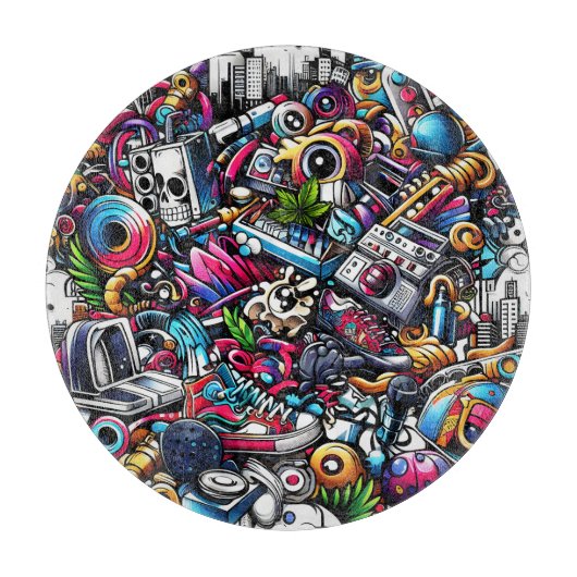 Planche à découper graffiti Art (Devant)