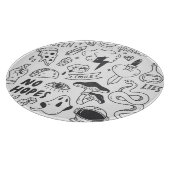 Planche À Découper Graffiti mignon : Doodle Art Set. (Coin)