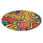 Planche À Découper Graffiti urbain : Texture d'art sans transparence. (Coin)