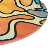 Planche À Découper Graffiti urbain : Texture d'art sans transparence. (Coin)