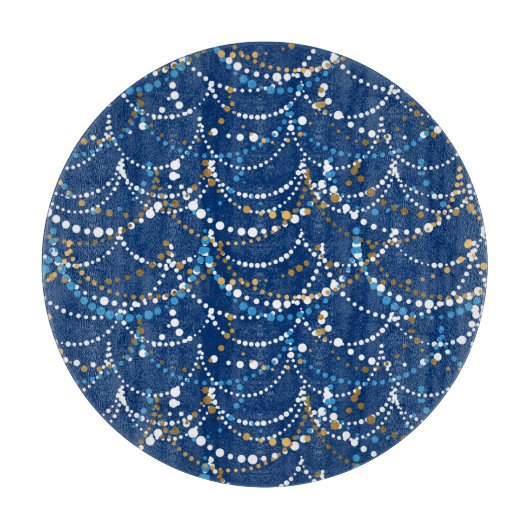 Planche À Découper Grain de Noël : motif festif sans soudure (Devant)