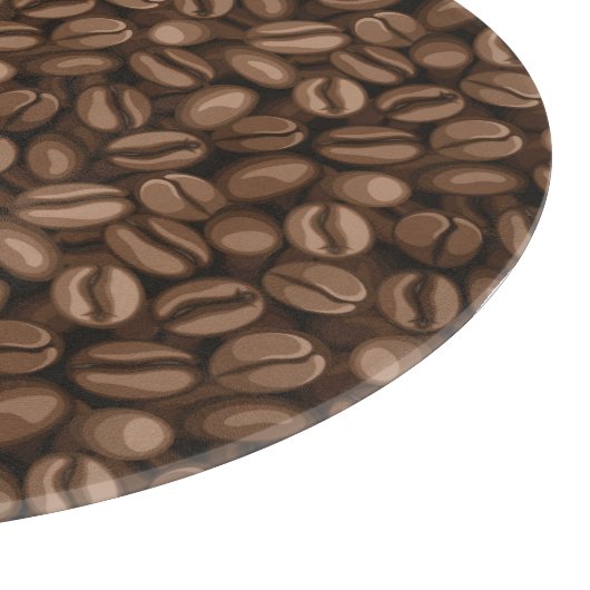 Planche À Découper Grains de café (Coin)