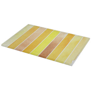 Planche À Découper grand arrière - plan jaune d'aquarelle - aquarell