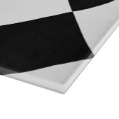 Planche À Découper Grand Checkered de Diag - blanc et noir (Coin)