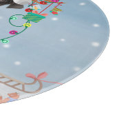 Planche À Découper Grand chien Danois avec cadeaux de Noël (Coin)