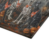 Planche À Découper Grand Danois Halloween Épouvantable (Coin)