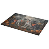 Planche À Découper Grand Danois Halloween Épouvantable (Coin)