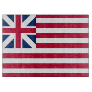 Planche À Découper Grand Union, 1er drapeau des États-Unis d'Amérique