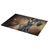 Planche À Découper Grande Dane Halloween effrayante (Coin)