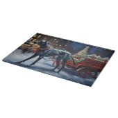 Planche À Découper Grande Danse période de fêtes de Noël (Coin)