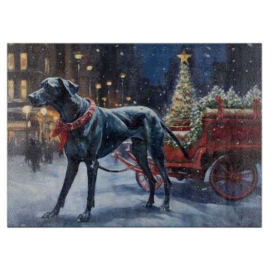 Planche À Découper Grande Danse période de fêtes de Noël (Devant)