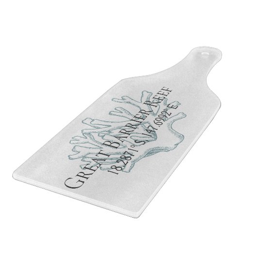 Planche À Découper Grande latitude de la barrière de corail (Coin)