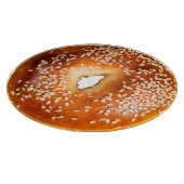 Planche À Découper Grande table de coupe de Bagel sésame (Coin)