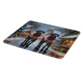 Planche À Découper Grands Danois Noël Fête de fin d'année (Coin)