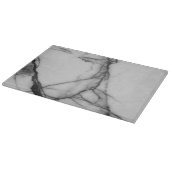 Planche À Découper Granit noir et blanc translucide (Coin)