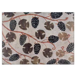 PLANCHE À DÉCOUPER GRAPES ET VIGNES DE CÉRÉALES ÉGYPTIENNES ANCIENNES