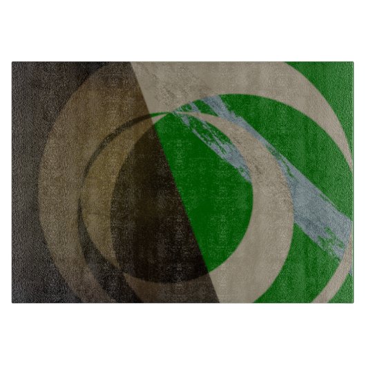 Planche à découper graphique abstraite (Devant)