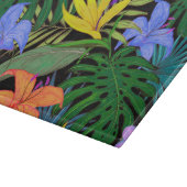 Planche À Découper Graphique de fleur d'Aloha de Hawaii tropical (Coin)