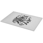 Planche À Découper Graphisme de hibou de Noël festif (Coin)