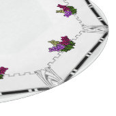 Planche À Découper Grappes Art Déco (personnalisées) Charcuterie (Coin)