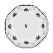 Planche À Découper Grappes Art Déco (personnalisées) Charcuterie (Devant)