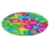Planche À Découper Gravure avec Motif Abstrait couleur (Coin)