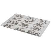 Planche À Découper Gravure de licorne antique Spécimen de zoologie vi (Coin)