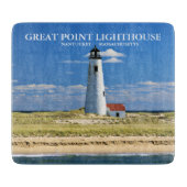 Planche À Découper Great Point Lighthouse Nantucket MA Cutting Board (Devant)