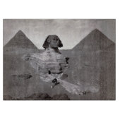 Planche À Découper Great Sphinx & Gizeh Pyramides Necropolis Egypte (Devant)