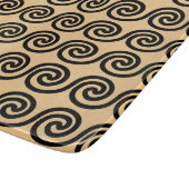 Planche À Découper Grec Meander Key Waves Motif Brown (Coin)