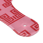 Planche À Découper Greek Key Meander Tier in Pink and Red (Coin)