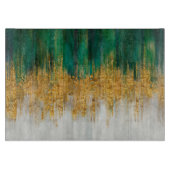 Planche À Découper Green and gold motion abstract (Devant)