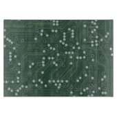 Planche À Découper Green Circuit Board Arrière - plan Art Motif (Devant)