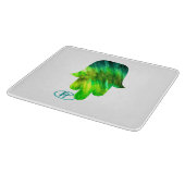 Planche À Découper Green Hamsa Art Cutting Board (Coin)