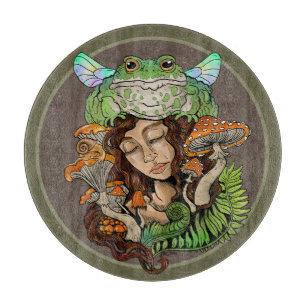 Planche À Découper Grenouille de Fée Cottagecore