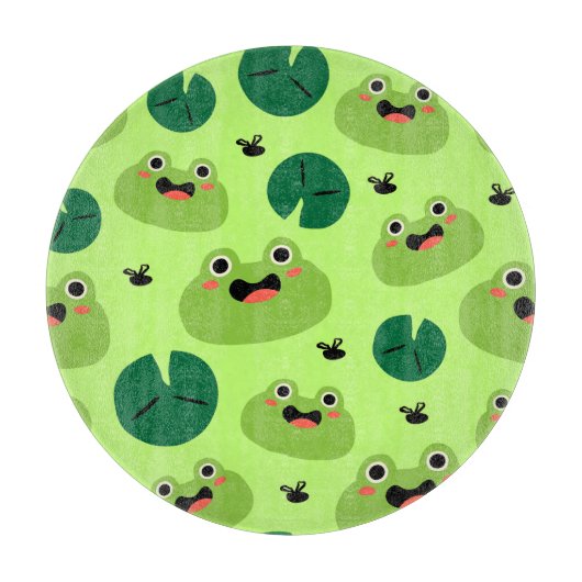 Planche À Découper Grenouille drôle (Devant)