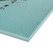 Planche À Découper Grenouille jaune sur feuille de lotus (Coin)