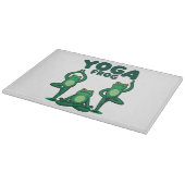 Planche À Découper Grenouilles de yoga (Coin)